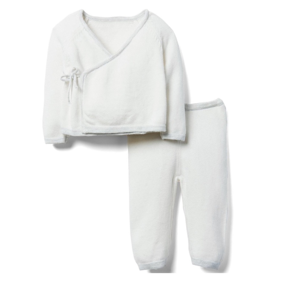 Janie & Jack “Take Me Home” double knit set ❤️